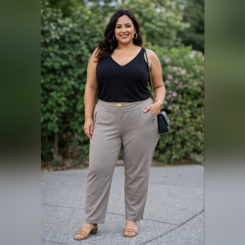 Zac & Rachel Black Tan Pants XL